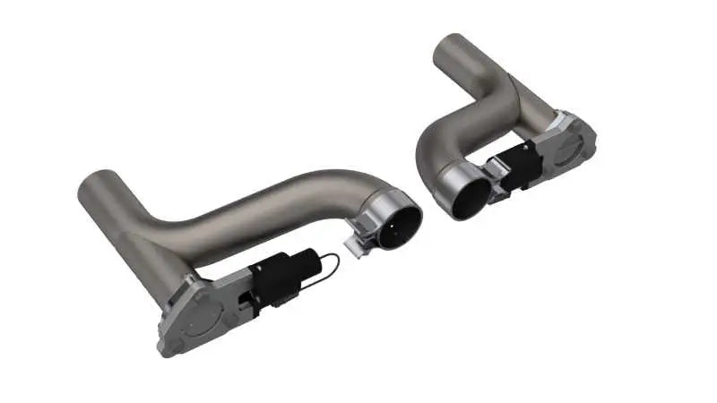 QTP 10-15 Chevrolet Camaro SS 6.2L 2.5in 304SS Aggressor Cutout Dual Mid Pipes 500110