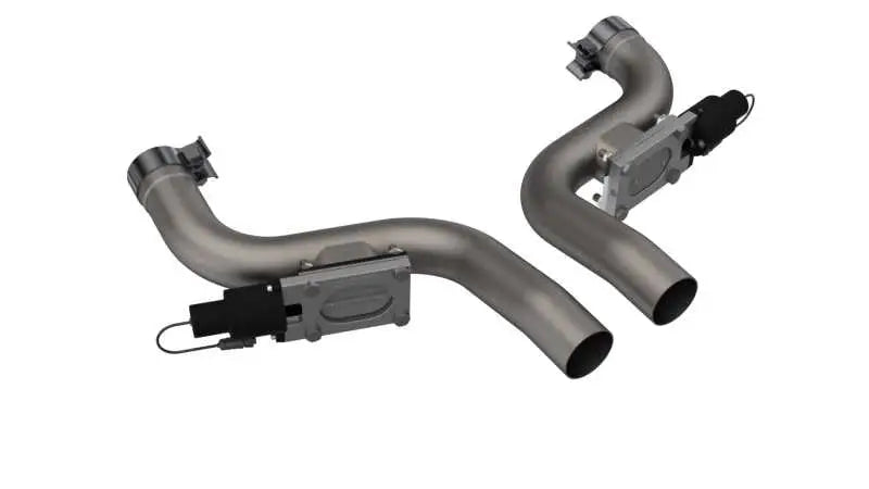 QTP 11-18 Dodge Challenger/Charger 5.7L 2.5in 304SS Aggressor Cutout Dual Mid Pipes 530011