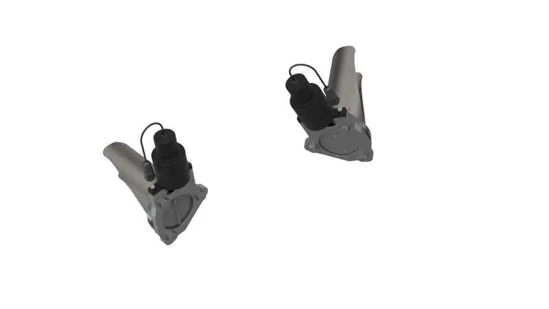 QTP 15-18 Chevrolet Camaro SS 6.2L 3.0in 304SS Aggressor Cutout Dual Mid Pipes 500116