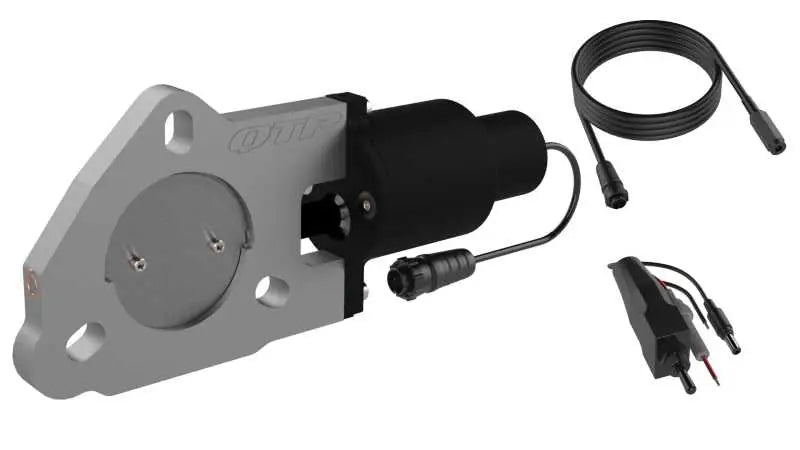 QTP 2.25in Bolt-On QTEC Electric Cutout Valve - Single qtec225