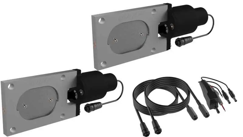 QTP Bolt-On QTEC Dual Low Profile Oval Electric Cutout Valves - Pair qtec66