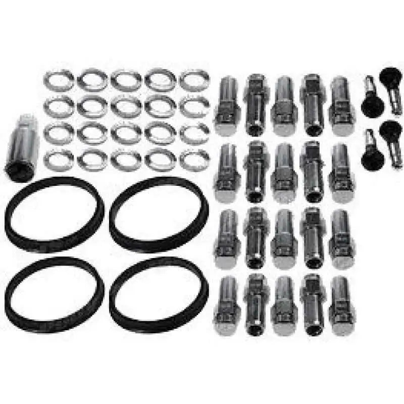 Race Star 1/2in Ford Open End Deluxe Lug Kit Direct Drilled - 20 PK 601-1426d-20