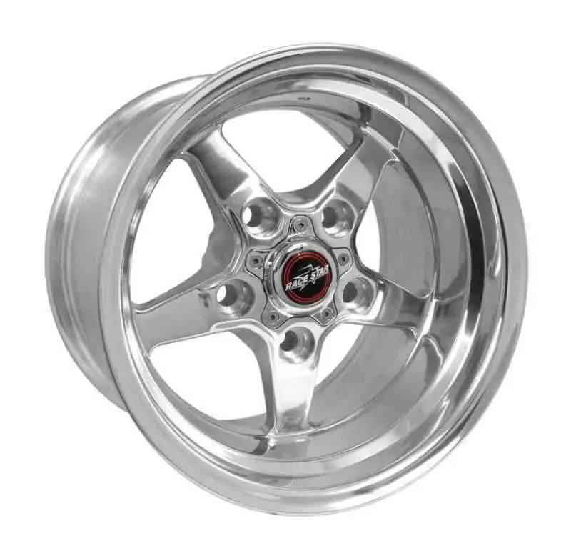 Race Star 92 Drag Star 15x10.00 5x135bc 5.25bs Direct Drill Polished Wheel 92-510540DP