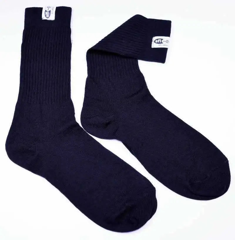 RaceQuip Black SFI 3.3 Fr Socks 2XL 14-15 411997