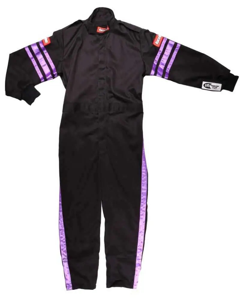 RaceQuip Purple Trim SFI-1 JR. Suit - KXXS 1950590