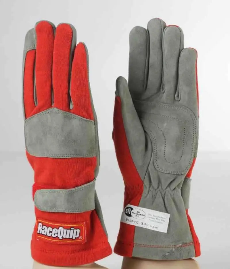 RaceQuip Red 1-Layer SFI-1 Glove - XL 351016