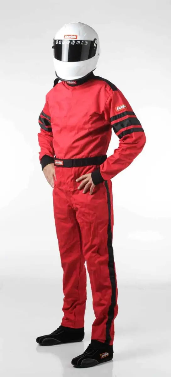 RaceQuip Red SFI-1 1-L Suit - Medium 110013