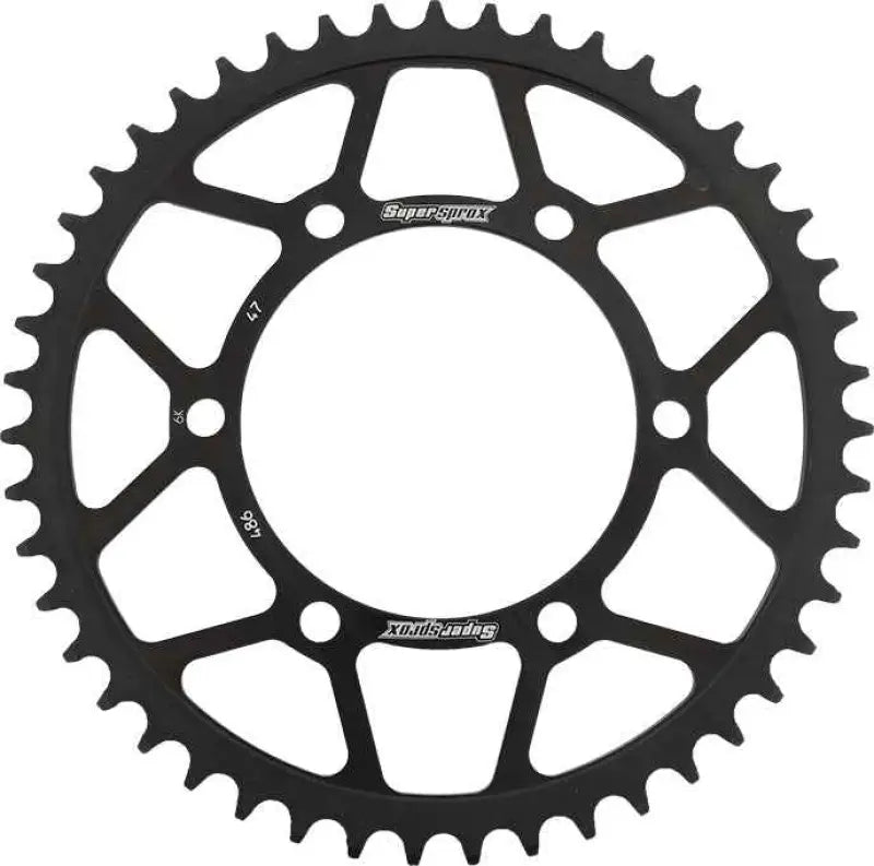 Rear Sprocket Steel 47t 520 Blk Hon/Kaw/Yam wps-106-48647