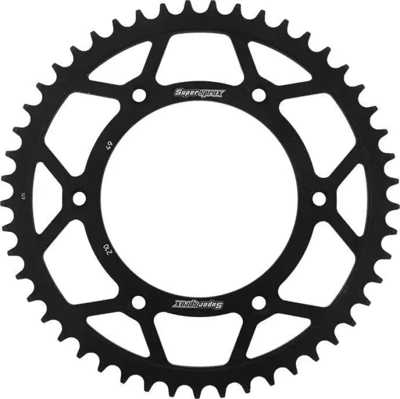 Rear Sprocket Steel 49t 520 Blk Hon wps-106-21049