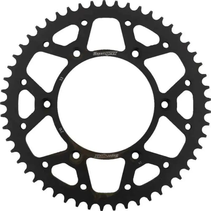 Rear Sprocket Steel 53t 520 Blk Hon wps-106-21053