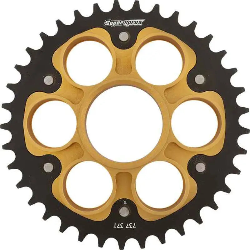 Rear Stealth Sprocket Alu/Stl 37t 520 Gld Duc wps-108-737637