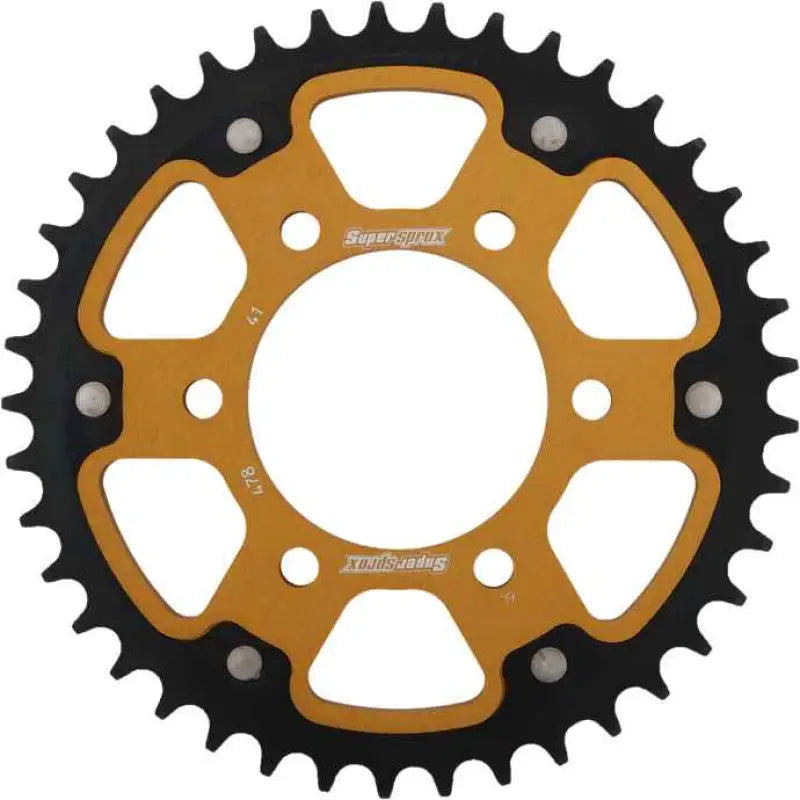 Rear Stealth Sprocket Alu/Stl 41t 530 Gld Kaw/Suz/Yam wps-108-479641