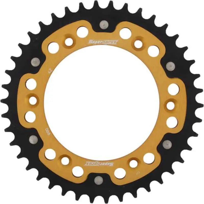 Rear Stealth Sprocket Alu/Stl 42t 520 Gld Husq/Ktm wps-108-990642