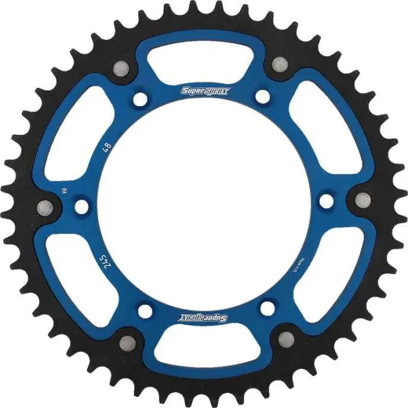 Rear Stealth Sprocket Alu/Stl 48t 520 Blu Yam wps-108-245448