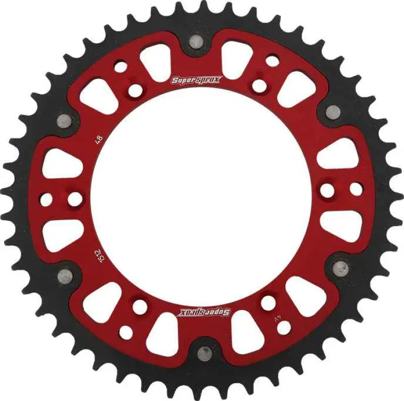 Rear Stealth Sprocket Alu/Stl 48t 520 Red Beta/Gas/Husq/She wps-108-1512348