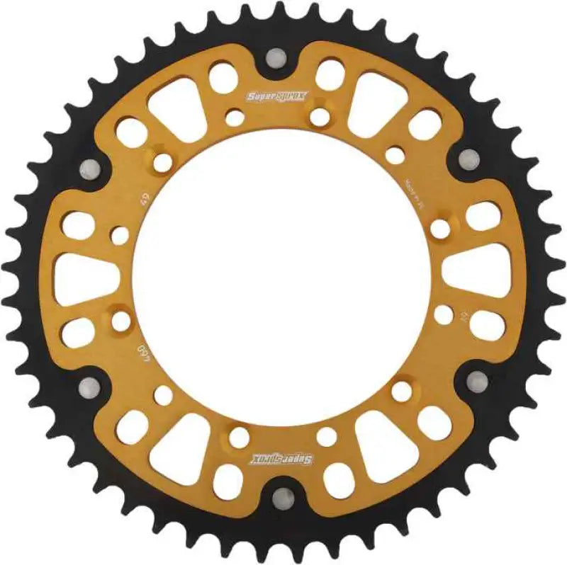 Rear Stealth Sprocket Alu/Stl 49t 520 Gld Kaw wps-108-460649
