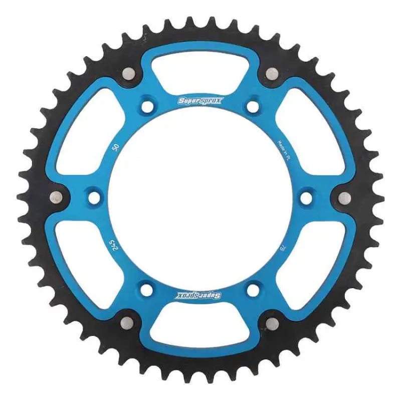 Rear Stealth Sprocket Alu/Stl 50t 520 Blu Yam wps-108-245450