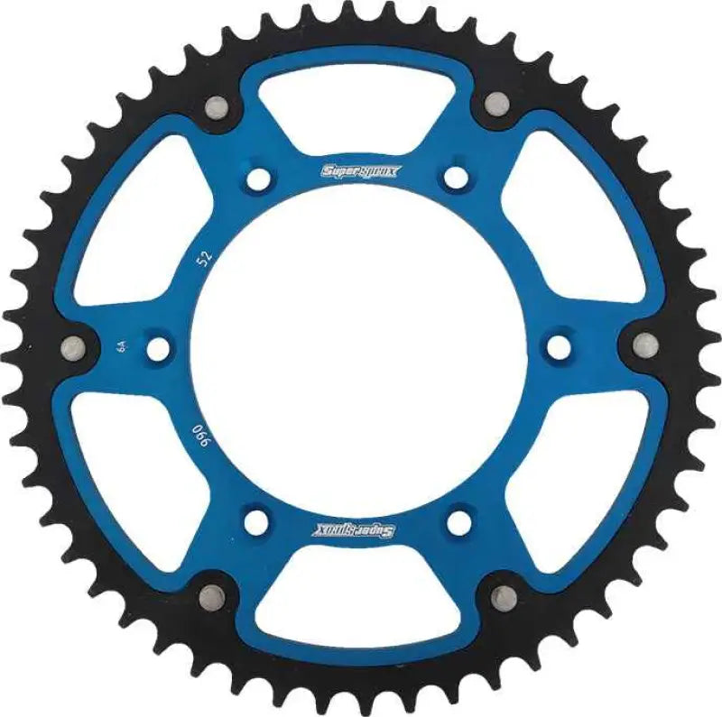 Rear Stealth Sprocket Alu/Stl 52t 520 Blu Hus/Husq/Ktm wps-108-990452