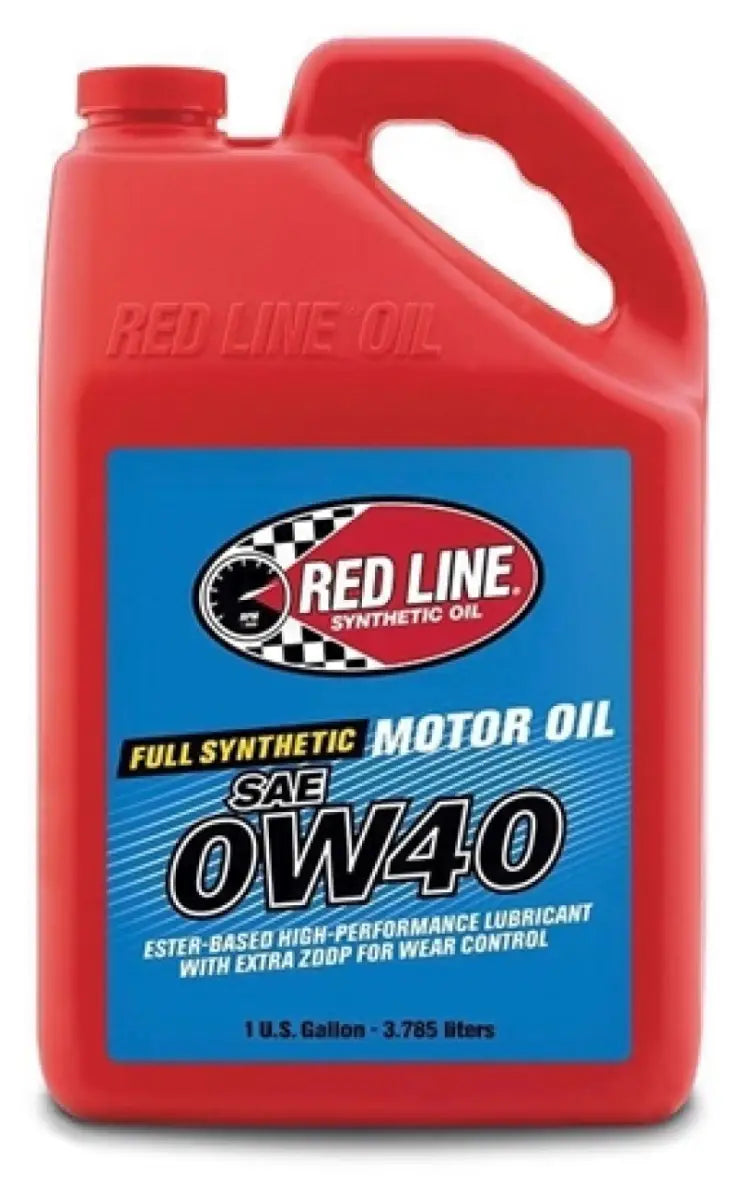 Red Line 0W40 Motor Oil - 1 Gallon - Case of 4 red11105