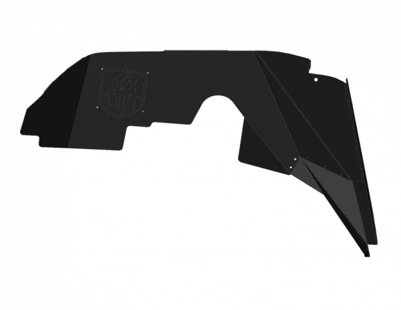 Road Armor 18-20 Jeep Wrangler JL Stealth Front Fender Liner JL Body Armor Black Steel rda518lffsb