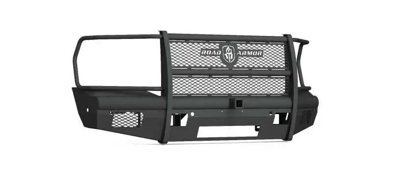 Road Armor 19-20 Ram 2500 Vaquero Front Bumper Full Guard 2in Receiver 6 Sensor - Tex Blk 4192vf26b