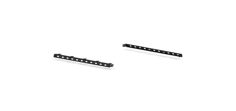 Road Armor TRECK Dual Upper 5ft Bed Accessory Rail & 5-Light Mounts - Tex Blk (Pair) 500BRS-TLMK-415