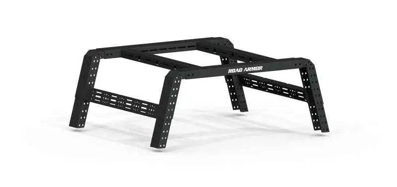Road Armor Universal 5-1/2-6ft Full-Size Beds TRECK Adj Bed Rack - Tex Blk (w/o Brackets) 600BRS59B
