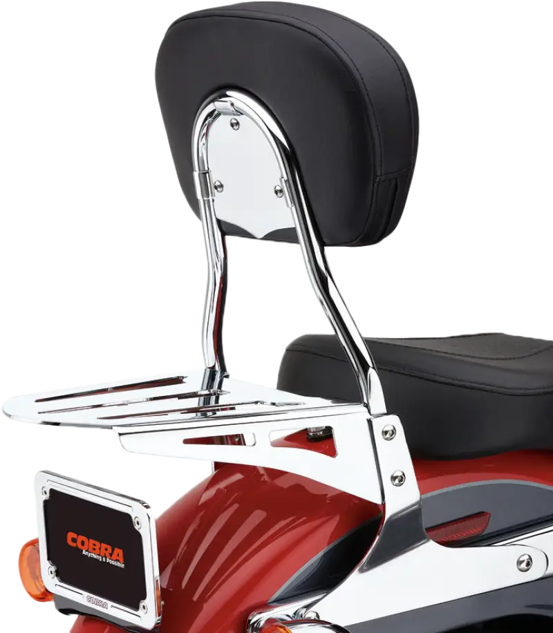 Round Chrome Sissy Bar for Easy Installation 82-96594