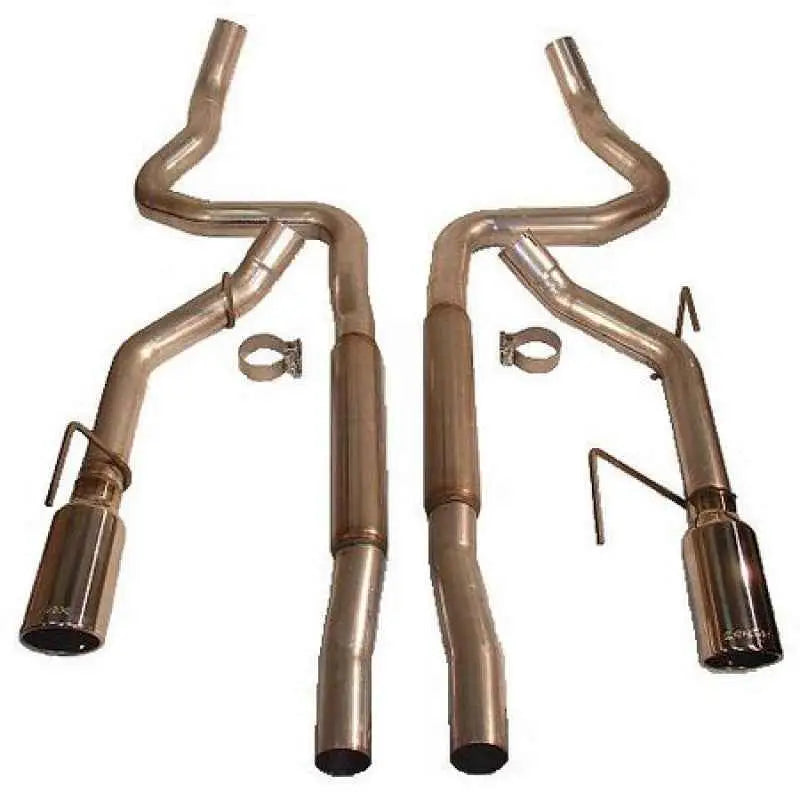 ROUSH 2005-2009 Ford Mustang GT/GT500 Enhanced Sound Dual Cat-Back Exhaust Kit 403936