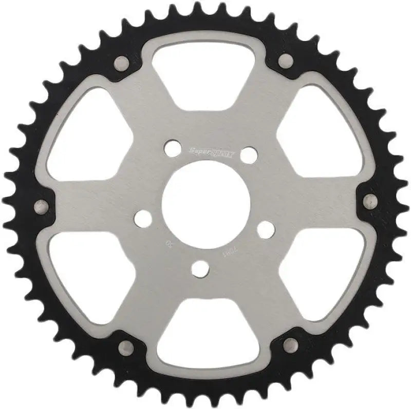 RST-7081-50-SLV Supersprox Rear Stealth Sprocket Alu/Stl 50T-530 Slv Hd wps-106-708150s