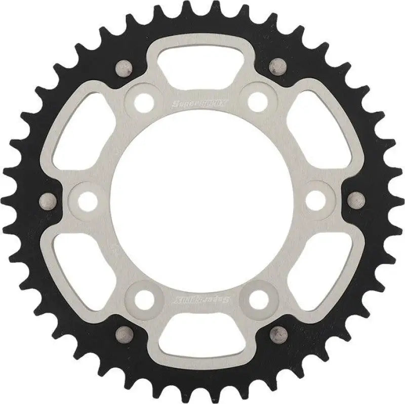 RST-735-42-SLV Supersprox Rear Stealth Sprocket Alu/Stl 42T-520 Slv Duc wps-108-735242