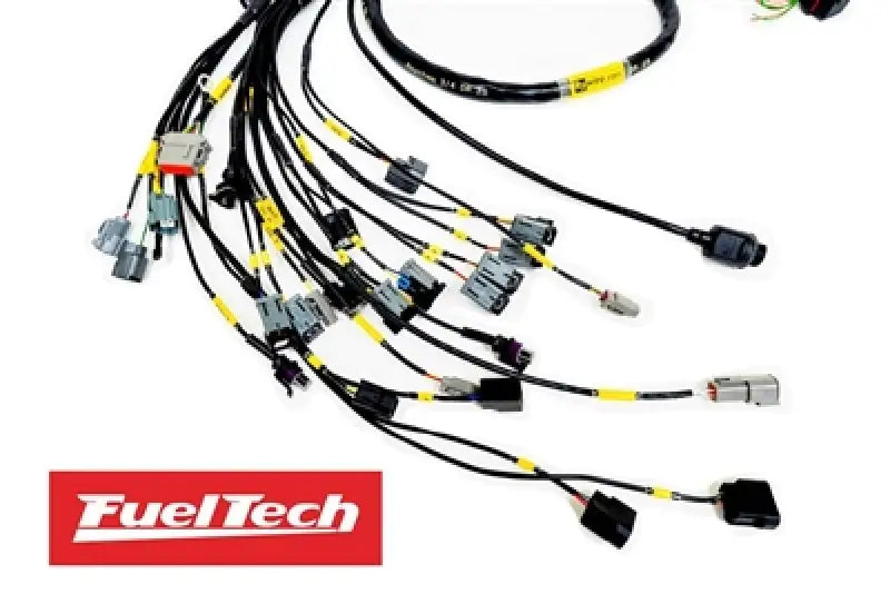 Rywire Honda K-Series (w/FuelTech 550 ECU) Eng Harness w/OBD2 Alt/EV14 Inj/AEM IAT/MAP (Adapter Req) rywRY-K2-FUELTECH-550