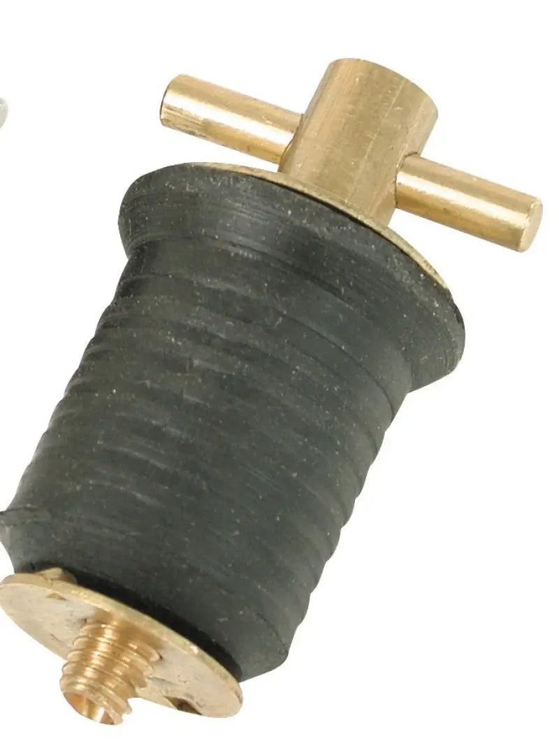 S-0294C Whitecap 1-1/4' Brass Bailer Plug-Screw Type w7es0294c