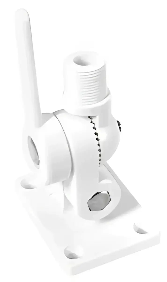 S-1805 Whitecap White Nylon Ratchet Antenna Mount w7es1805