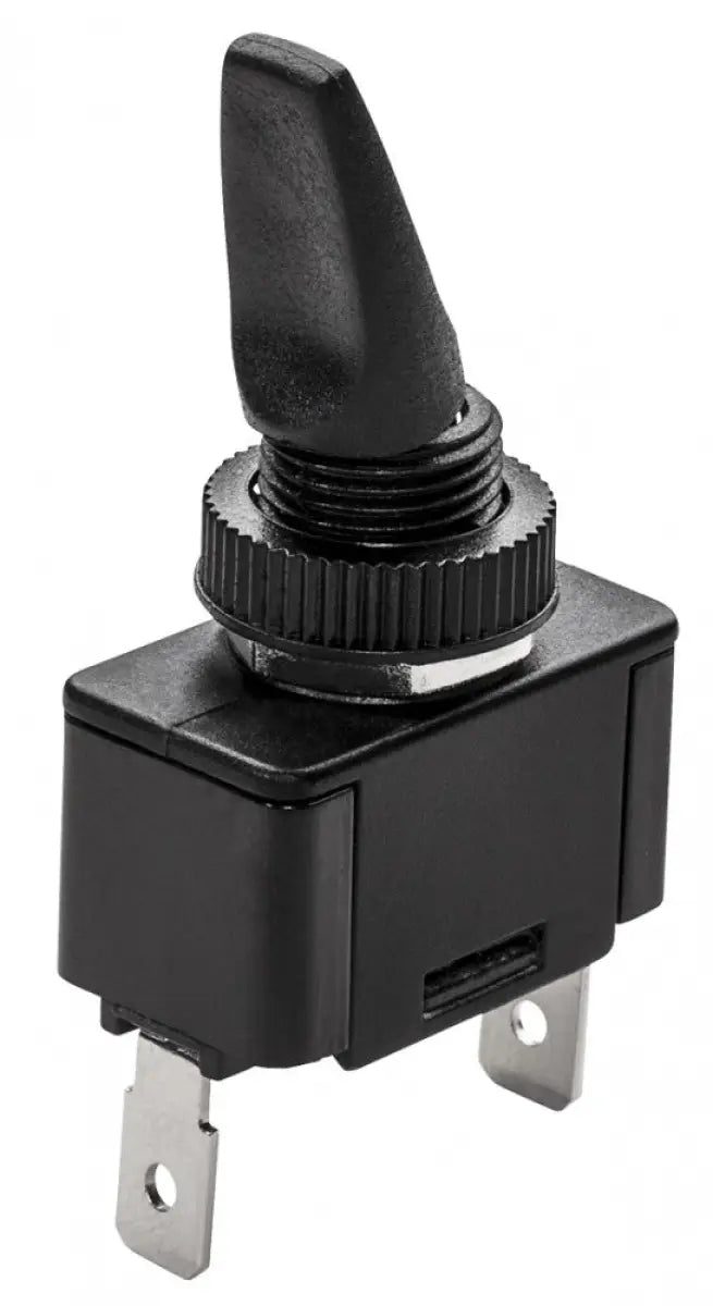 S-8076C Whitecap Black Toggle Switch (On/Off) w7es8076c