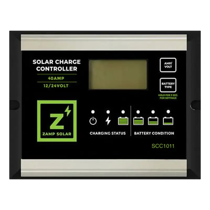 SCC1011 Zamp Solar 40Amp 5-Stage Pwm Charge Controller z6fscc1011