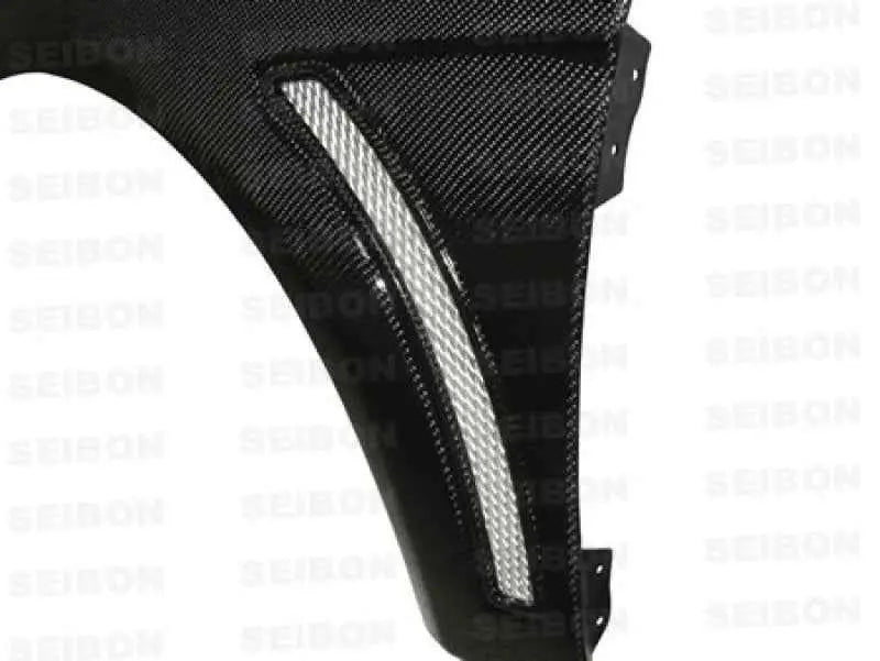 Seibon 08-12 Mitsubishi Evo X 10mm Wider Carbon Fiber Fenders FF0809MITEVOX