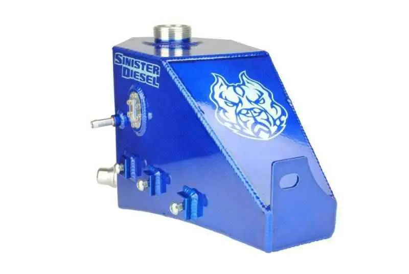 Sinister Diesel 08-10 Ford 6.4L Degas Bottle - Blue SD-DEGAS-6.4