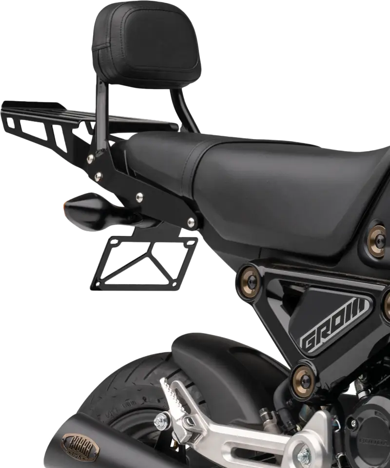 Sissy Bar Luggage Rack for Honda Grom with Back Support 82-97480
