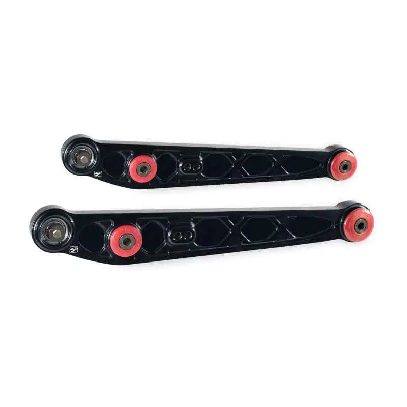 Skunk2 Honda/Acura EK Alpha Series Rear Lower Control Arm Set - Black 542-05-1295