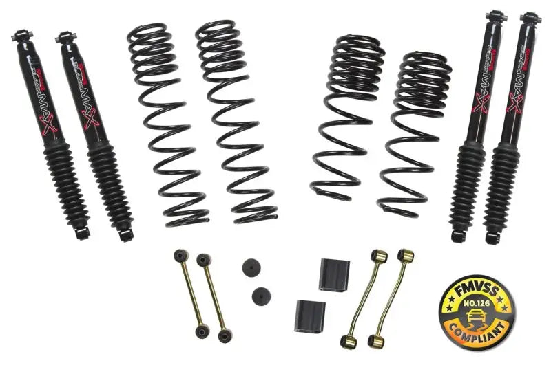 Skyjacker 2in-2.5in Suspension Lift Kit w/Black Max Shocks 2018 Jeep Wrangler (JL) 2DR jl20bpblt