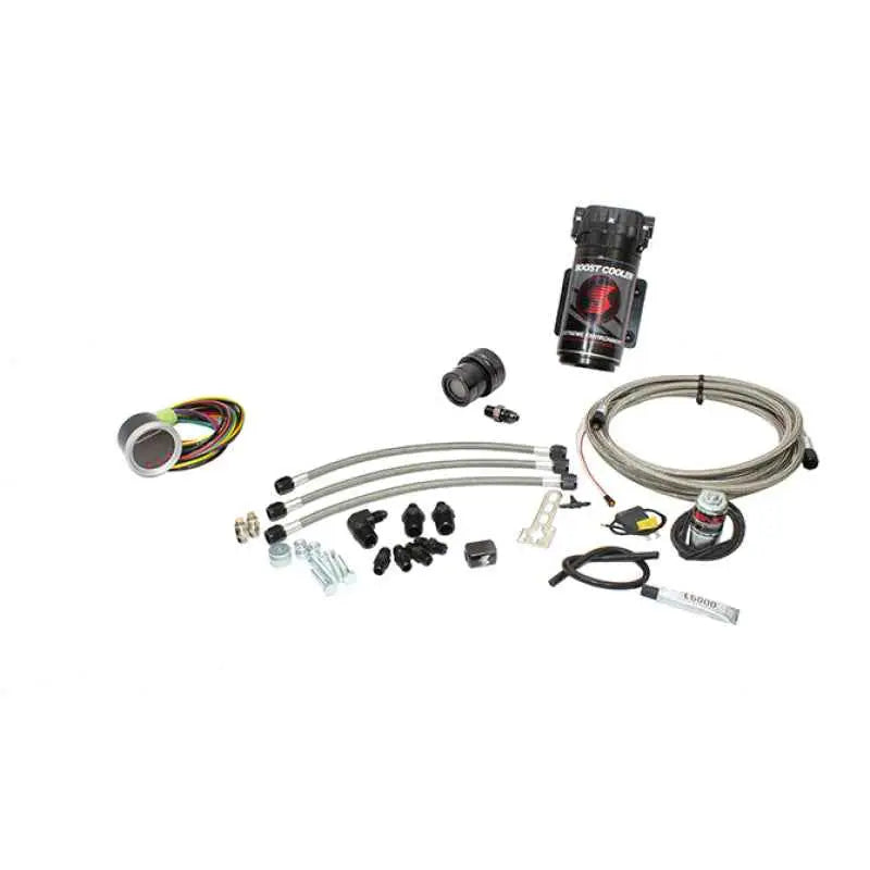 Snow Performance Stg 2 Boost Cooler F/I Prog. Water Injection Kit (SS Braided 4AN Fitting) - No Tank sno-210-brd-t