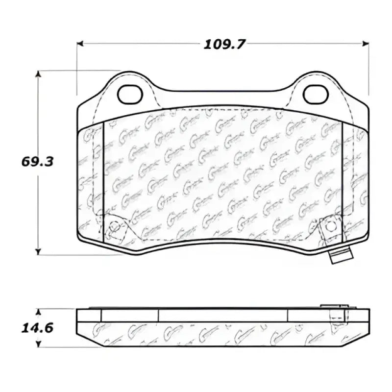 SP1474AXPH R/M Brakes Brake Pad Set r53sp1474axph