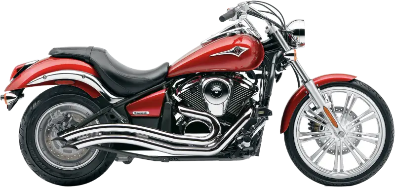 Speedster Swept F/S Chrome Exhaust for Kawasaki VN900 82-97060