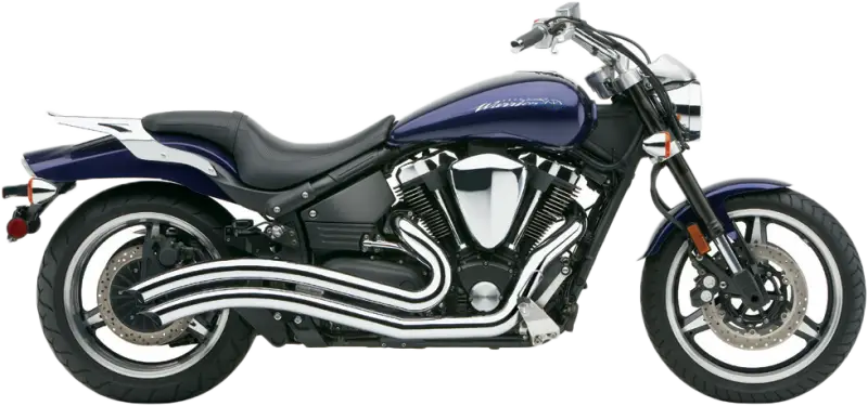 Speedster Swept F/S Chrome Exhaust for Yamaha Warrior 82-97063
