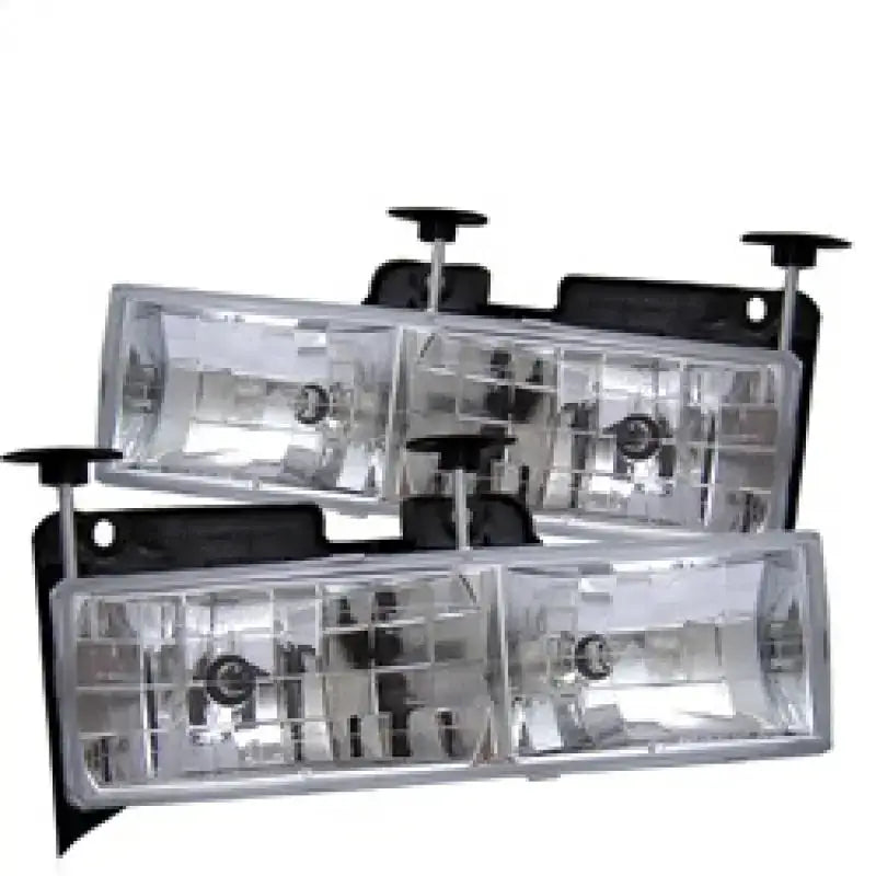 Spyder Chevy C/K Series 1500/2500 88-99/Chevy Tahoe 95-99Crystal Glass Headlights Chrm HD-YD-CCK88-C spy5012388