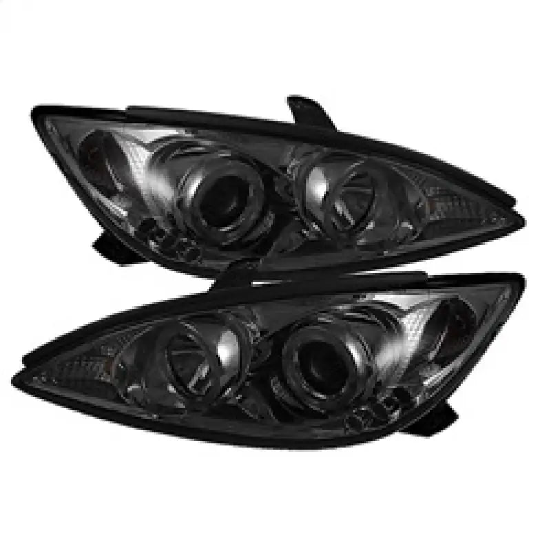 Spyder Toyota Camry 02-06 Projector Headlights LED Halo LED Smoke High H1 Low H1 PRO-YD-TCAM02-HL-SM spy5064325