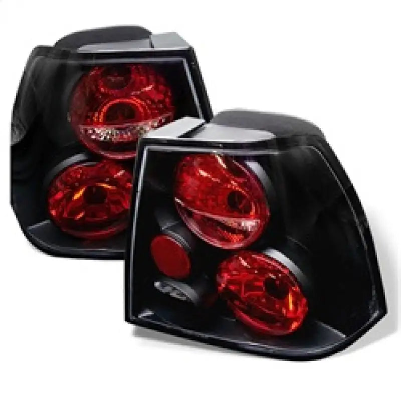 Spyder Volkswagen Jetta 99-04 Euro Style Tail Lights Black ALT-YD-VJ99-BK spy5008381