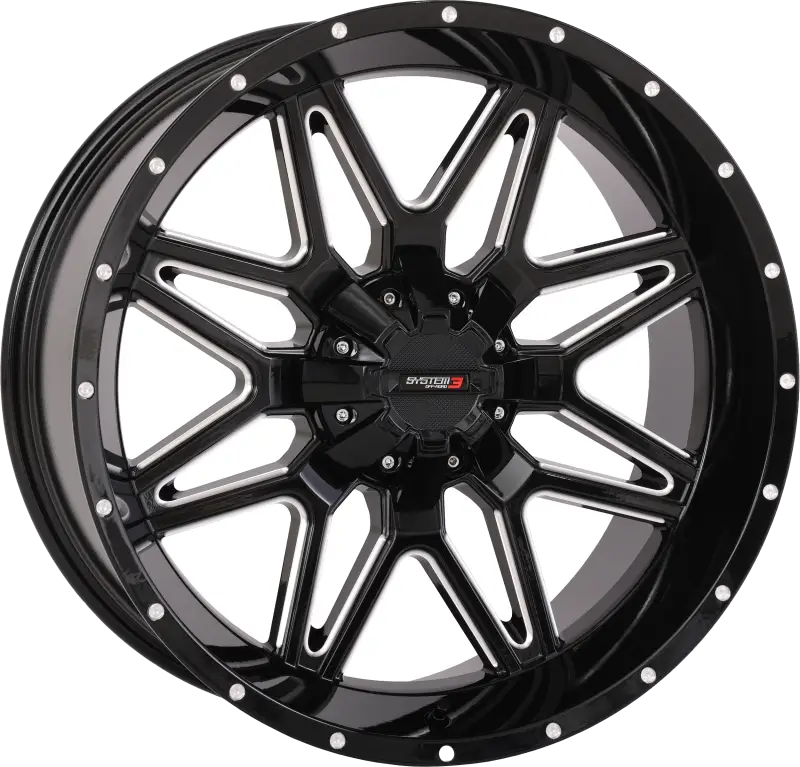St7 Wheel 20x9 Gloss Black Milled for Strength and Style 3-207435
