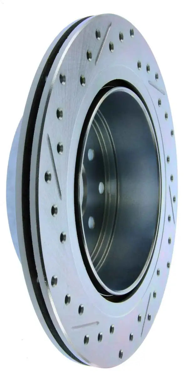 StopTech 89-96 Nissan 300ZX Select Sport Slotted & Drilled Left Rear Brake Rotor 227.42047L